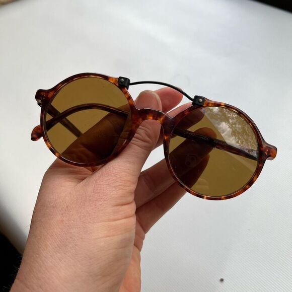 Vintage Authentic Byblos Italian Designer Tortoise Shell Sunglasses - Picture 8 of 10